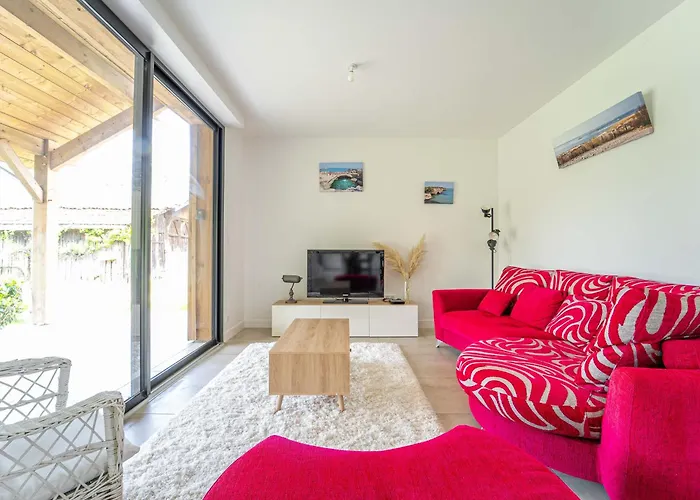 度假居 Maison Familiale A Saint-julien-en-born, 8 Pers, Proche Ocean - Fr-1-50-191 波讷地区圣朱利安